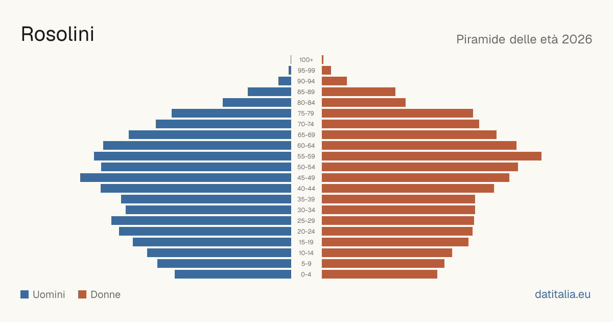 Population pyramid of Rosolini — DatiItalia